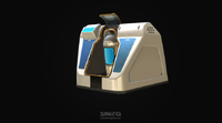 Model of the terminal from Sketchfab