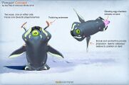 Early Pengwing design - by Alex Ries