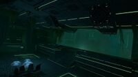 The observation room in the Disease Research Facility