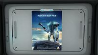 The Prawn Suit Poster - Land placed on the wall of a Multipurpose Room