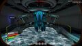 Exosuit docked in Moon Pool
