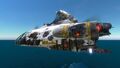 The spaceship after the explosion