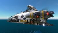 The Aurora after the explosion