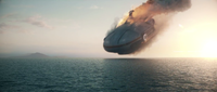The Aurora crashing into 4546B in the Cinematic Trailer