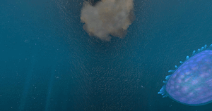 Underwater Islands Falling Rocks.gif