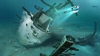 Large Explorable Wreck's Concept art