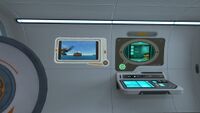 A Picture Frame mounted inside the Cyclops