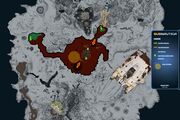 Map of the Inactive Lava Zone