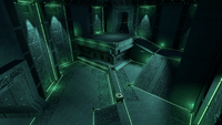 The first corridor leading to the first Teleporter Room