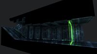 Entry corridor concept art