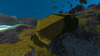 The southern end of the Crashed Ship segment, fog disabled.