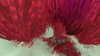 Sandstone Outcrops used to be hidden in bushes of Bloodgrass