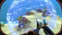 The Stasis Rifle in use