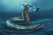 Large Deep Sea Creature 03 - by Pat Presley