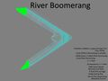 River Boomerang Concept "bumerangue río"