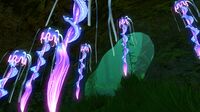 Drooping Stingers found swaying in-between many cave entrances of the area