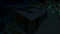 Foundation at night