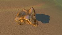 Gold in its natural state in the game.