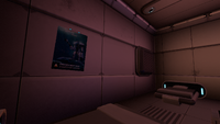 Prawn Suit Poster - Sea located within Cabin 4 on the Aurora