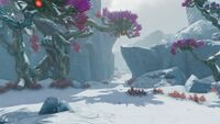 One of the two entrances to the biome