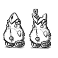 Spy Pengling sketch iterations - by Jack T.