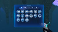 Habitat Builder menu: Base Pieces