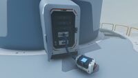 The TOM connected to the port