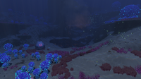 Lifepod 12 next to a Lava Geyser