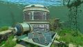 Solar Panels connected to seabase.