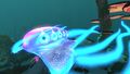 A Jellyray gliding through the Mushroom Forest