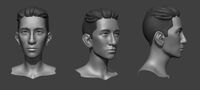 Bart's head sculpt