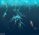 Frost Anemone Under the Ice Shelf - by Pavel Goloviy