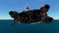 Stern, post-explosion