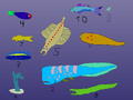 Long existing Creatures Concept (This is the first FireAlpaca concept!)