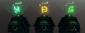 A developer screenshot of different Alien Data Terminal variants