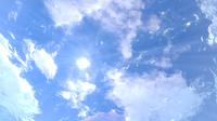 A view from under 4546B's large extending ocean