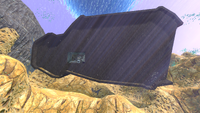 The southern end of the Crashed Ship, fog disabled.