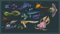 Various Fauna Concept Art