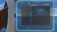 The Encyclopedia tab