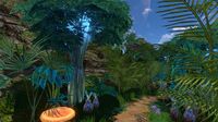 Various types of plants growing along the Floating Island's pathway