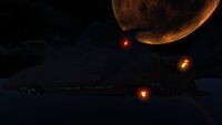 The Aurora at night.