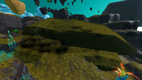 The western side of the Crashed Ship segment, fog disabled.