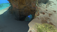 An entrance to the Safe Shallows Caves