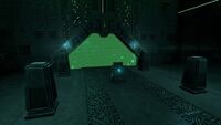 The door to the Moonpool Room (Main Sea Emperor aquarium)