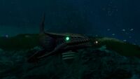 A Boneshark above a Mesa