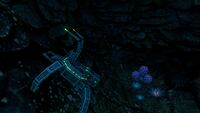 An Alien Robot in the Crag Field Arch Cache
