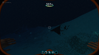 Bugged texture of the Sea Dragon after the safe shallows glitch.