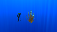 Size comparison with the player