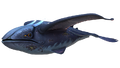 3D Render of Glow Whale