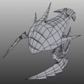 Ditto, but showcasing the wireframe.
